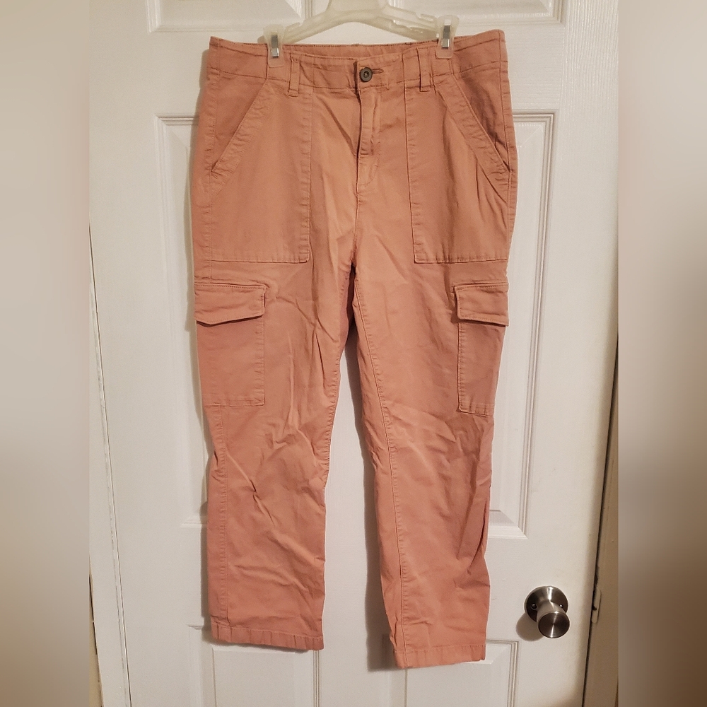 Denver Hayes Pink Capris with Casual Cotton Blend